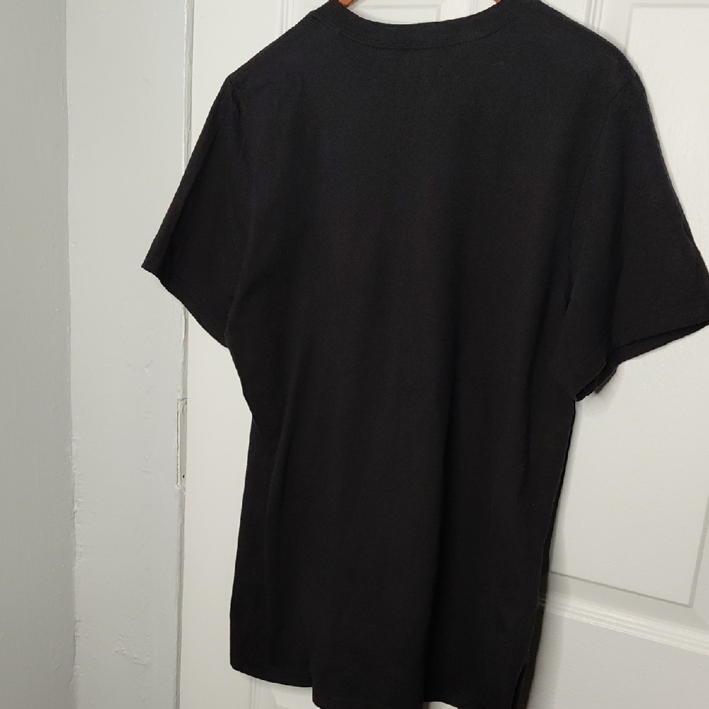 Adidas Men's Black and White Logo Tee - Picture 5 of 5